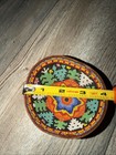 Traditional Huichol Seed Beaded Gourd Bowl Handmade Mexican Folk Art Vintage 4   