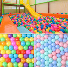 100pcs Colorful Soft Ocean Balls With Mesh Bag     Baby Pool Play Toy Set - New