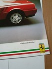 Ferrari 1987-89 Uk Sales Brochure 328 Gtb Gts Mondial 3 2 412 Testarossa F40 Red