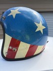 Vintage Helmet Stars And Stripes Captain America Easy Rider