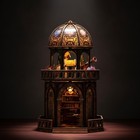 Observatory Model Diy Three-dimensional Wooden Assembly Model Desk Decor