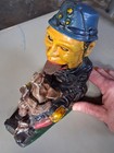 Cast Iron Mechanical Bank - Paddy And The Pig By J    E  Stevens  reproduction 