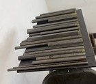 Misc 1018 Steel Round  Square Bar Stock Lot  38 Pcs  Approx 37 15 Lbs 
