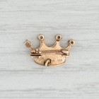 Vintage Alpha Sigma Alpha Crown Pin 10k Gold Pearls Sorority Badge