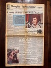1977 Memphis Press Scimitar Elvis Presley Death Special Edition Newspaper Aug 17