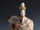 Beautiful Japanese Hakata Clay Ceramic Doll -hagoromo- Made By Kitaoka Hideo