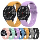 20mm Silicone Watch Band Waterproof Replacement Strap For Galaxy Watch 7 6 5 4
