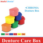 2 pack X Dental Denture Box Retainer Case Carrier  Ortho Denture Bath Mouhtguard