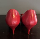 Vintage Genuine Retro 1950s Mod Rockabilly Red Heels