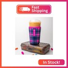 Sok It Javasok Iced Coffee   Cold Soda Insulated Neoprene Cup Sleeve  berry Plai