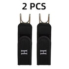 2pcs Tactical Metal Hook Elastic Belt Buckle-less Invisible Waist Belt Closure