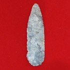 Gray Flint Knapped Stone Spear Point Blade Artifact Style  Approx 5 In