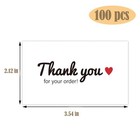 Thank You Cards Small Business 100 Pcs Thank You Cards For Retail Store 2x3 5   