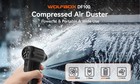 Wolfbox Df100 Electric Air Duster 150000rpm Cordless Rechargeable Blower For Car