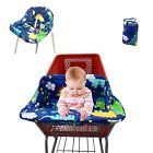 Waterproof 2-in-1 Baby Shopping Cart   High Chair Covers Portable Bag Dinosaur