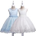 Girls Princess Dress Kids Flower Birthday Bridesmaid Wedding Tulle Dresses Party