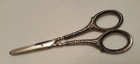 Antiques Victorian Acier 800 Silver Grape Shears Scissors