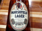Hard To Find 1930 s Marshfield Lager Beer 1 2 Gallon Bottle Marshfield Wisconsin