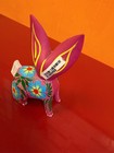 Oaxacan Wood Carving Rabbit Alebrije Mexican Folk Art Hand Painted