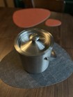 Stainless Steel Double Walled Ice Bucket W  Handle   Lid     New In Box