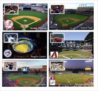 Famous Baseball Stadiums  30 Souvenir Sheets  Mnh Unperforated