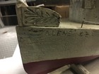 C1930 s Vintage Folk Art Boat Model Sea Faring Alene 22  L X 13  H X 5 25  W
