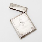 Bright Cut Card Case Whiting Sterling Silver 1880 Mono Toor