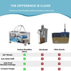 Rinsewise Gen 1 Mop Bucket Floor Cleaning Set Hand-free Wet Dry Mop 6 Heads