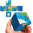 World Map 3x3 Speed Cube Educational Puzzle Magic Cube Kids Learning Toy Gift