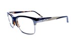 Vtg Oakley Black Silver Tortoise Clubmaster Eyeglasses Ox1090-0152 52 17 137