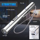 5x Portable Medical Pen Light Flashlight Rechargeable Mini Torch F  Doctor Nurse