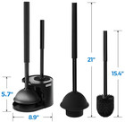 Toilet Bowl Brush Plunger Set Bathroom Cleaning Tools Toilet Brush Plunger Combo