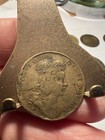 1722   25mm Louisxv  Brass Token Rare