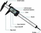 6  150mm Digital Caliper Micrometer Lcd Gauge Vernier Electronic Measuring Ruler