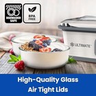Ultimate Probiotic Yogurt Maker Jar 2 Pack 1-quart Glass Containers  4 Cup 