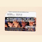 Expired Nyc Mta Metrocard 42nd Street With Matching Flyer