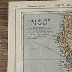 Antique 1917 Map Of The Philippine Islands 15x11 Inches