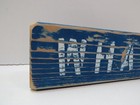12 Inch Wood Hand Painted Whale Sign Nautical Seafood   s331c 