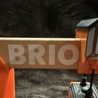Brio Orange Crane Wooden Toy Accessory With Block For Train Railway Track