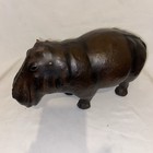 Liberty s Omersa Calf Leather Hippopotamus Ornament