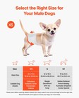 Vevor Disposable Male Dog Diapers Super Absorbent Male Dog Wraps Xs 144 Count