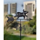 Modern Farmhouse Pig Garden Weathervane Black Finish