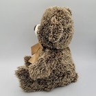 Fao Schwarz Teddy Bear Plush Brown Cream Shaggy Stuffed Animal Toy 18  2015 Bow 