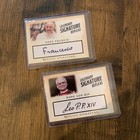 2 Pack Pope Leo Xiv Pope Francis Aceo Replica Reprint Autograph Signature Cards