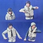 1 35 Scale Die-cast Resin Figure Model Kit Wwii Us Marine Tank Crew 4 Figures   