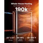 Uimoso 22 X 22 In Water To Air Heat Exchanger  Finned Tube Hvac Coil  190k Btu