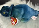 Ty Beanie Baby 9 Inch Rainbow The Iguana Chameleon 1997  Pvc Retired