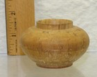 Vtg Old 2  Tall Burl Root Wood Vase Bowl Hand Made Turned Treen Ware Miniature
