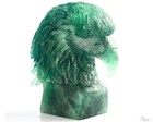 4 3  Fluorite Carved Crystal Eagle Sculpture  Crystal Healing