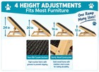 Pet Dog Cat Foldable Suv Backseat Stair Steps Ladder Adjustable
